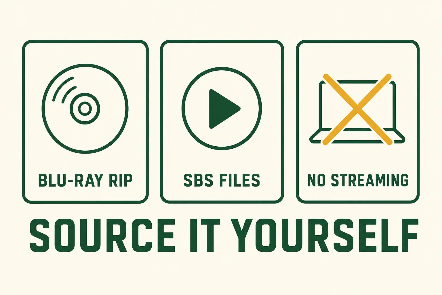 The three realistic sources for 3D side-by-side content in 2026